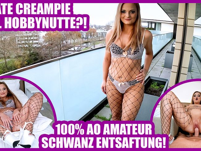 PRIVATE CREAMPIE HOTEL HOBBYNUTTE?! 100% AO AMATEUR SCHWANZ ENTSAFTUNG!