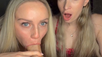 SCHLAMPEN! Double Blowjob + Arschlecken + Gesichtsbesamung mit Micky Muffin