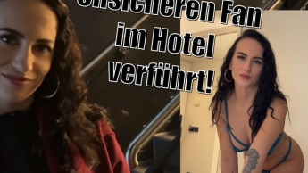 Unsicheren Fan im Hotel verführt!