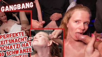XXL Gangbang zur Hochzeit für Blonde Teen Schlampe!
