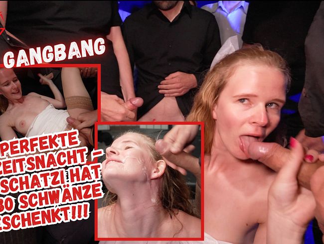 XXL Gangbang zur Hochzeit für Blonde Teen Schlampe!