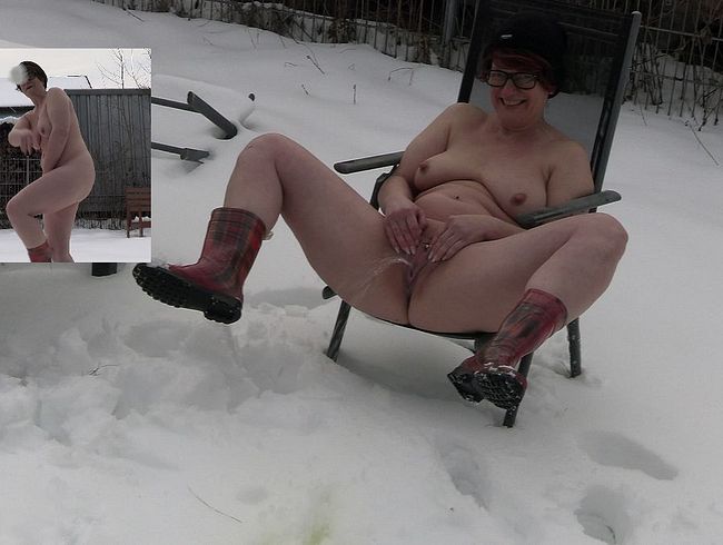 Schnee-Piss mit Fotzenkühlung