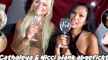 AO-GANGBANG SPERMA-COCK(Tail) | Cathaleya & Nicci blank abgefickt