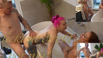 Er platzt in das Badezimmer und fickt Blush_Babe direkt vor meinen Augen