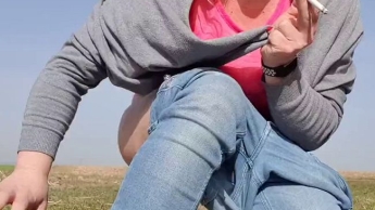 Outdoor Piss Season eröffnet !!!! Lieg dich drunter !!!