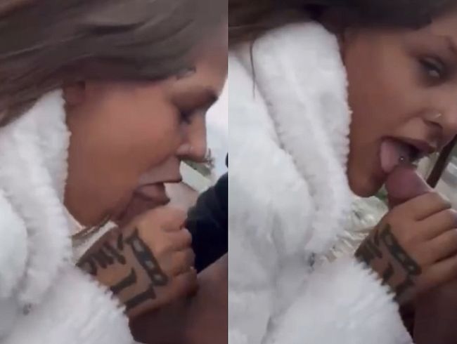 Premiere! Extrem privater Amateurblowjob