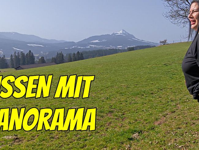 RIESIGER PISSSTRAHL mit „PANORAMABLICK“