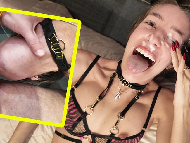 Überraschungsbesuch für Mike! Er zerfickt meinen Hals