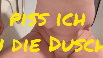 Piss ich hier in die Dusche