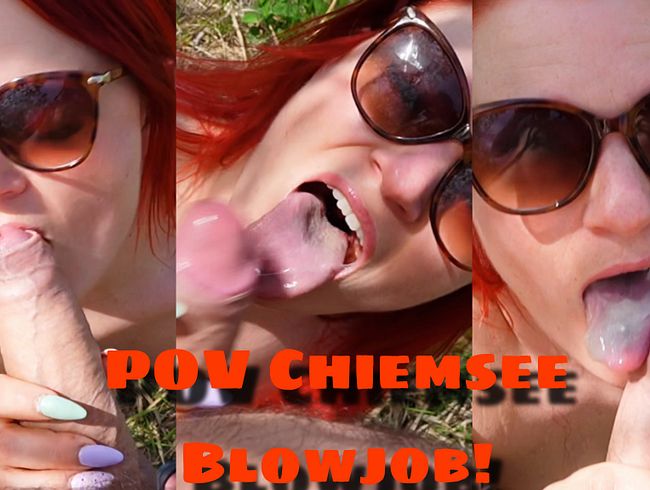 Public POV Chiemsee Blowjob! Spanner mit 21cm Prügel zerfickt mir mein Maul – brav geschluckt!