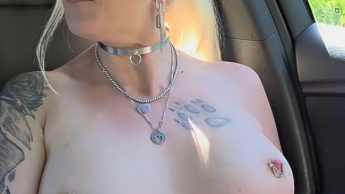 Vom Trucker begafft? Geile Rasthof-Masturbation?