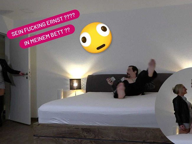 Wichser in MEINEM BETT erwischt! Neue WG Mitbewohner Erwischt!!!