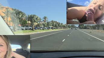 heißer Urlaubstart direkt nach dem Flughafen – Ich lutsche schon auf dem weg zum Hotel