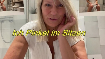 Ich Pinkel im Sitzen