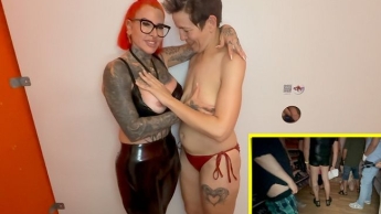 2Milfs am Glory-Hole … Biancas erstes mal 100Prozent real!!