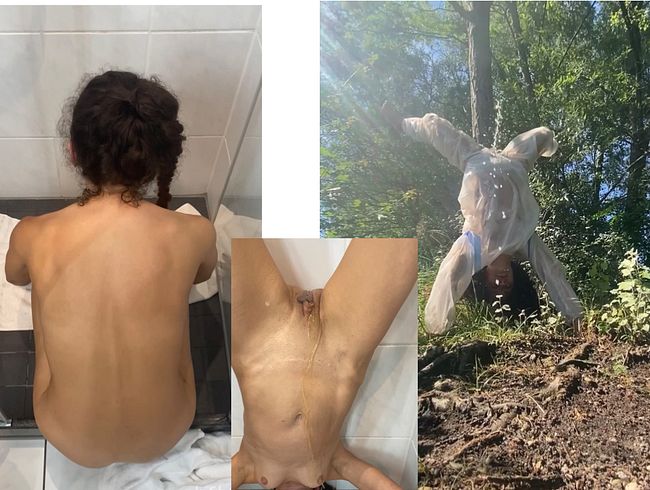Die Welt steht auf dem Kopf – beim Pissen