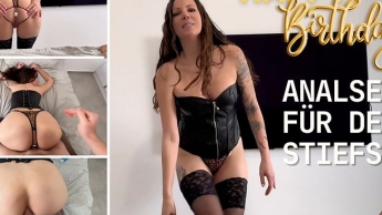 Happy Birthday Stiefsohn – Analsex als Geburtstagsgeschenk !!