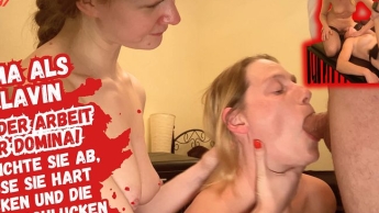 Harter FFM BDSM Fick mit mega Facial! Erst gefickt und dann die volle Ladung ins Gesicht!