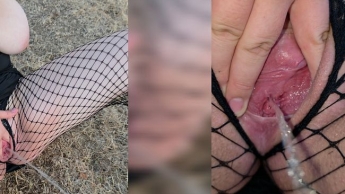 Nach dem Orgasmus im Strahl Gepisst