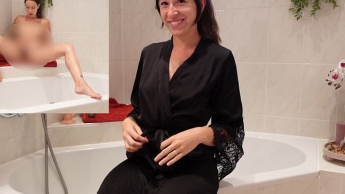 Unanständige Badesession nach der Arbeit
